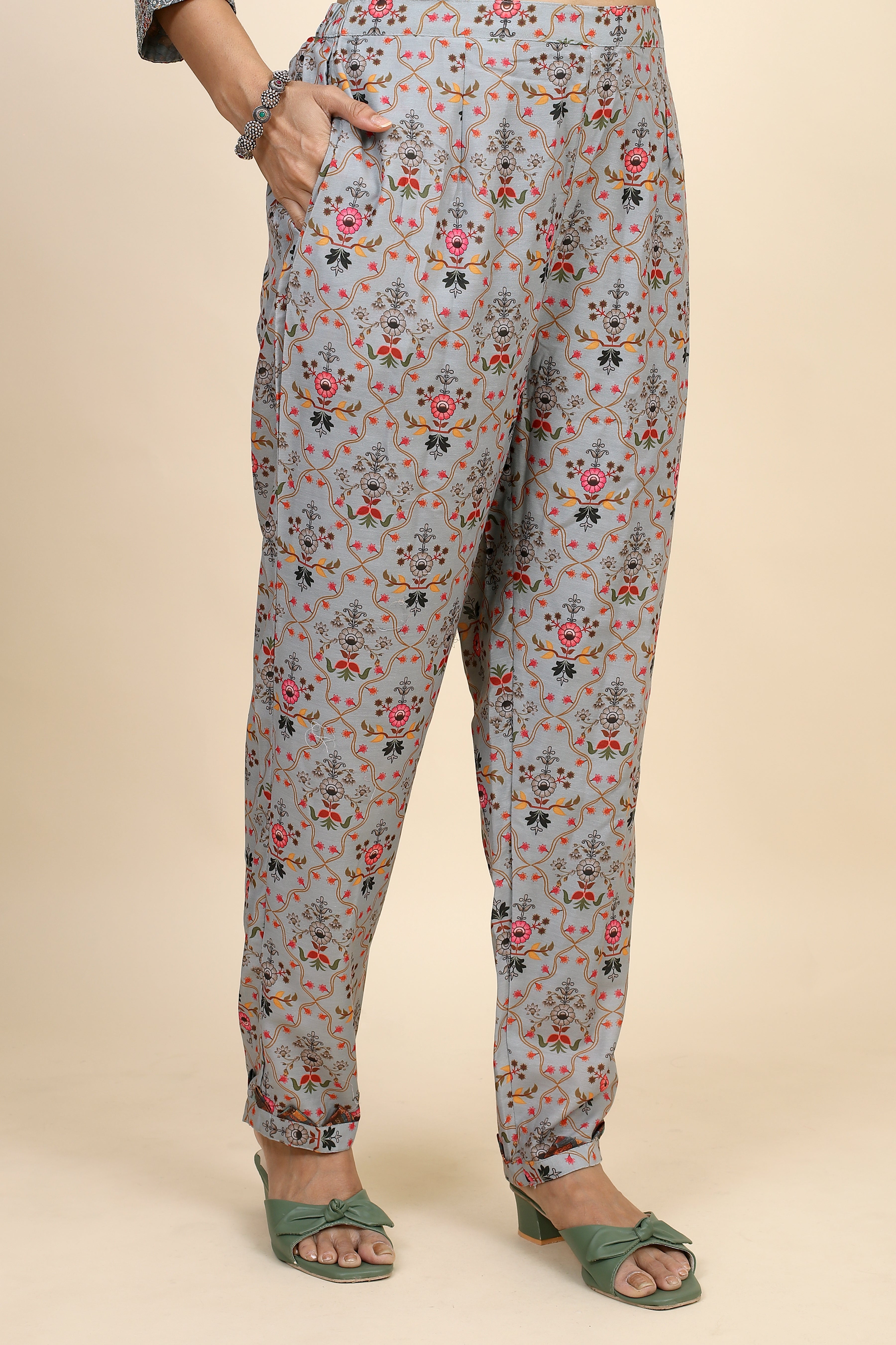 brown colored kurta pant set